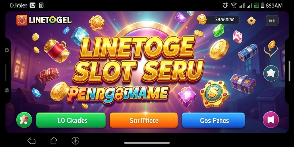 Tampilan menarik dari gameplay slot LINETOGEL yang mendebarkan.