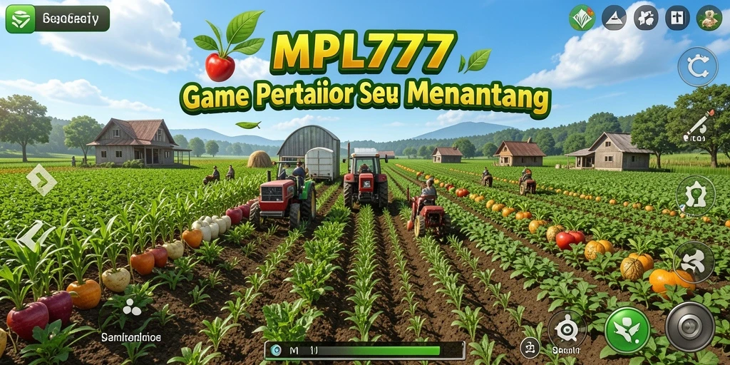 Tangkapan layar MPL777 menunjukkan pengalaman seru bertani dalam game.
