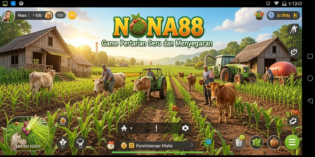 Tangkap momen seru bertani di NONA88 dengan gameplay yang mendetail.
